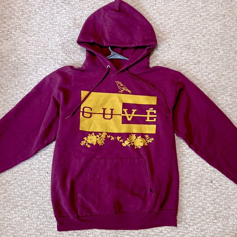 Maroon and Gold GUVÉ Hoodie